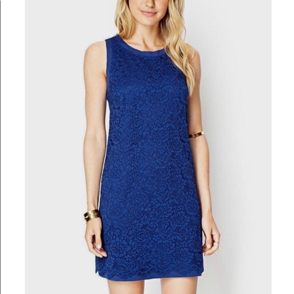 Forever 21 blue lace dress